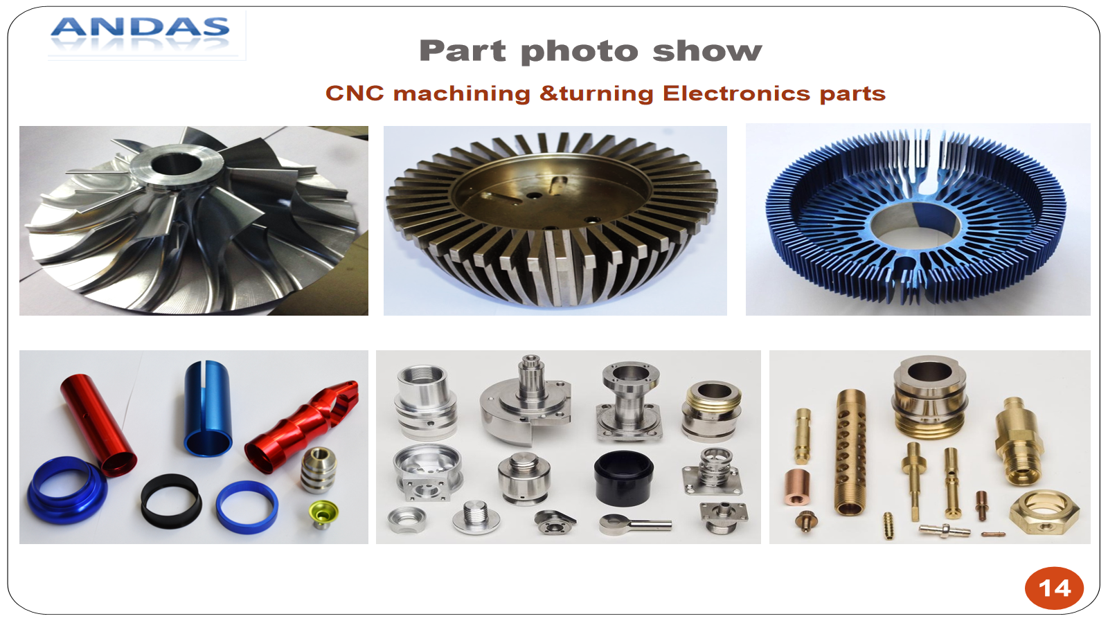 CNC machined electronics prototype parts from historical Andas materials